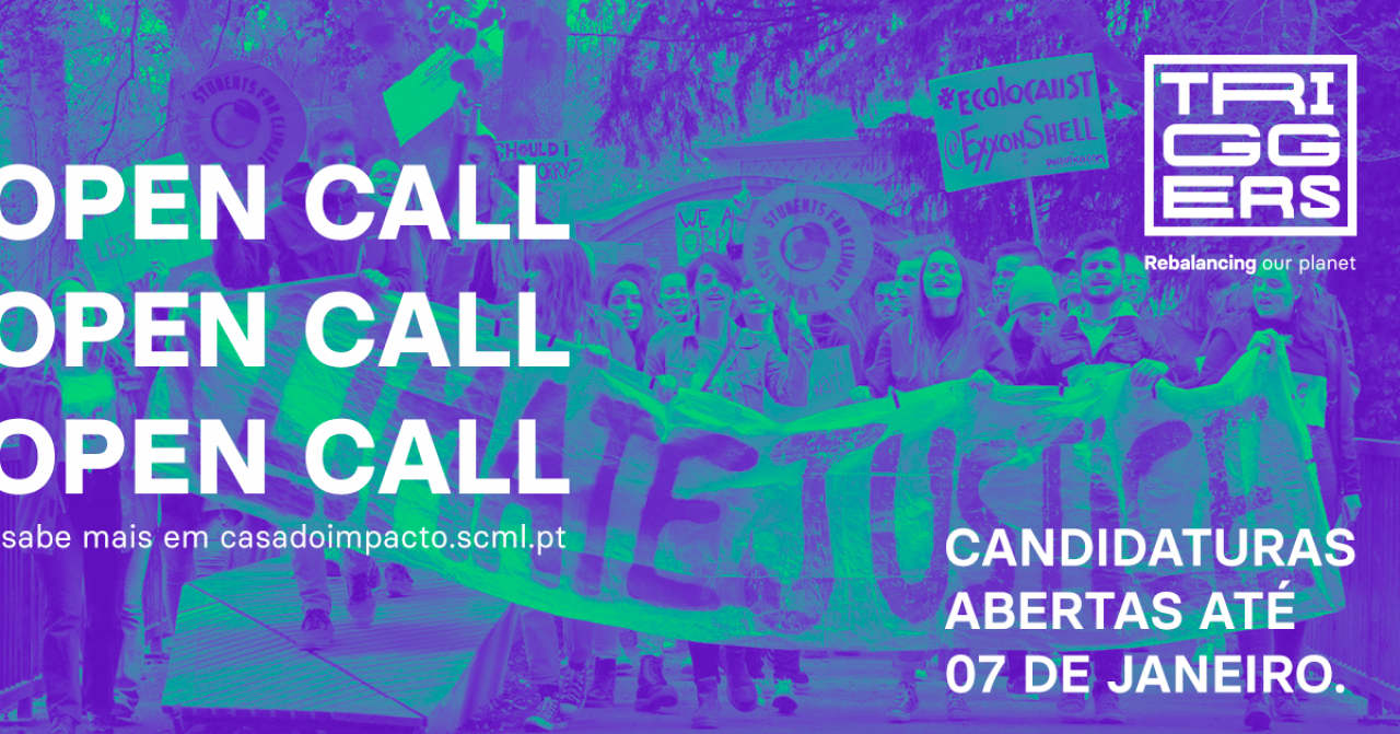 Triggers Open Call banner Casa do Impacto Santa Casa da Misericórdia Hovione